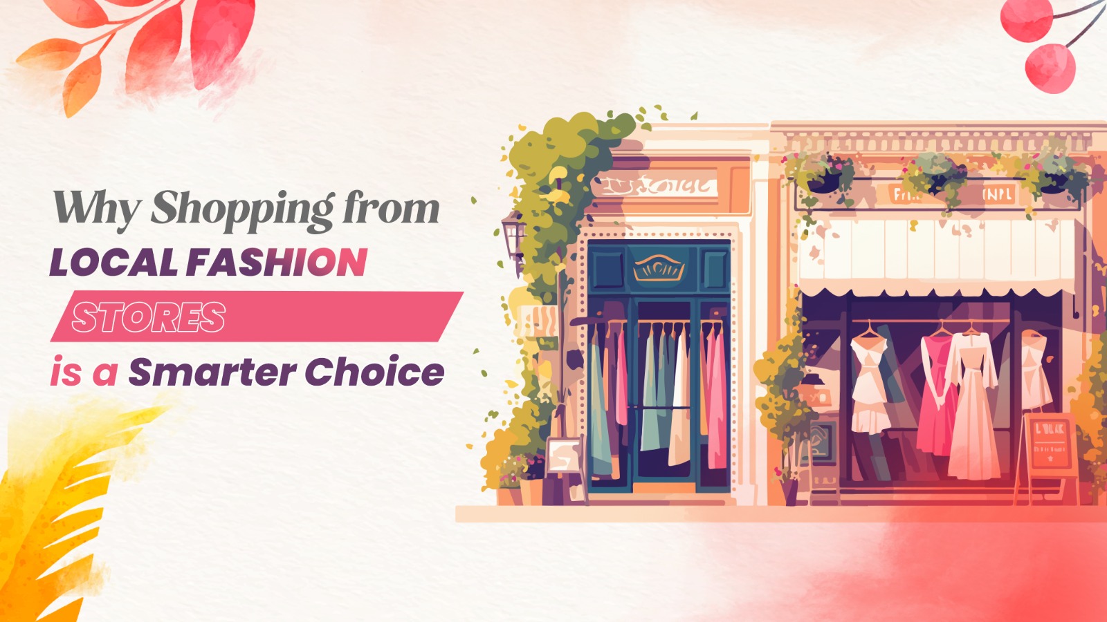 Why Shopping from Local Fashion Stores Is a Smarter Choice
